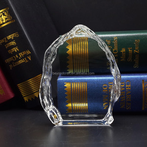 Optische knistern glas cristal eisberg <span class=keywords><strong>3D</strong></span> leere kristall lasergravur