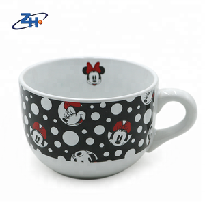 Calcomanía <span class=keywords><strong>de</strong></span> diseño <span class=keywords><strong>de</strong></span> <span class=keywords><strong>Mickey</strong></span> <span class=keywords><strong>Mouse</strong></span> <span class=keywords><strong>de</strong></span> alta calidad, taza <span class=keywords><strong>de</strong></span> sopa <span class=keywords><strong>de</strong></span> gres con asa, regalo - Product Image 4