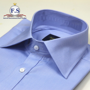Camicie eleganti da uomo personalizzate <span class=keywords><strong>Oxford</strong></span> <span class=keywords><strong>blu</strong></span> royal a collo alto - Product Image 5