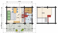 Modernes Design Winzige Holzblock häuser Vorgefertigtes Holzhaus-Kit für Schul anwendungen für Villen
