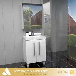 Vermont Fregadero De Resina Blanca lámpara de <span class=keywords><strong>Pie</strong></span> Moderna Tocadores de baño <span class=keywords><strong>con</strong></span> Lavabo de <span class=keywords><strong>Pie</strong></span> - Product Image 4