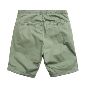 Pantaloncini <span class=keywords><strong>Cargo</strong></span> da Uomo Leggeri a Vita Media <span class=keywords><strong>Slim</strong></span> in Cotone per Esterni con Coulisse Elasticizzati Traspiranti Versatili Eleganti Servizio OEM - Product Image 2