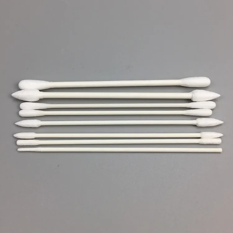 Swabs Supplier 3mm Double Tip Mini Lint Free Industrial Swab Stick Dust free Cotton Swaps