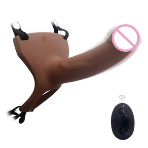Cinturino cavo su vibratore Dildo realistico per uomo preservativo ingrandimento ritardo eiaculazione manicotto del pene giocattolo del sesso - Product Image 2