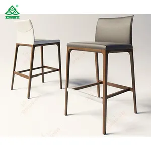 5 étoiles Hôtel Restaurant Contemporain Chaises de Bar/Rembourré Hauteur de Comptoir Moderne Tabourets de Bar En Métal jambes - Product Image 2