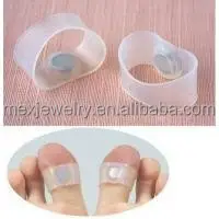 Anneau de massage du pied en silicone magnétique amincissant, pour perte de poids, anneau pour les orteils
