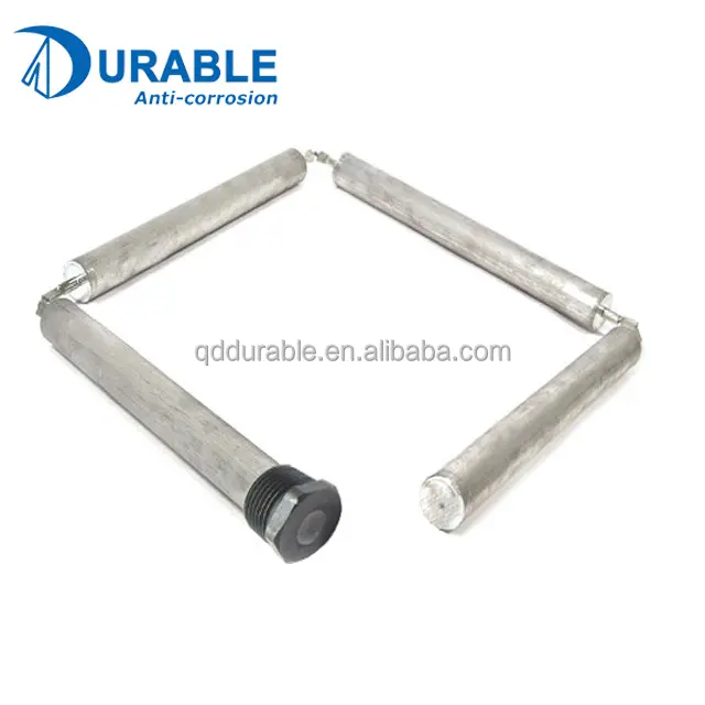 Corrosion Protection Sacrificial Flexible Aluminum Zinc Anode Rod bar China Manufacture
