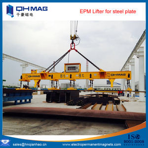 QHMAG magnetik permanen 10 ton, peralatan angkat berat magnetik untuk menyerahkan 10 ton pelat baja tebal - Product Image 5