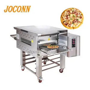 18Inch Gas Verwarming Pizza Oven/Transportband Pizza Bakken Machine/Aardgas 32Inch Pizza Brood Tunnel Oven