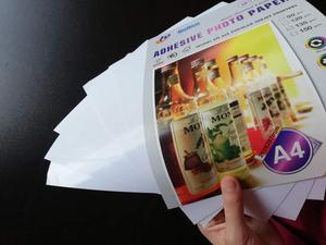 Giấy Dán Ảnh Bóng Tự Dính 115G 135G 150G GiấY Dán Ảnh Chống Nước Máy In Phun Bóng Giấy Dán Ảnh - Product Image 6