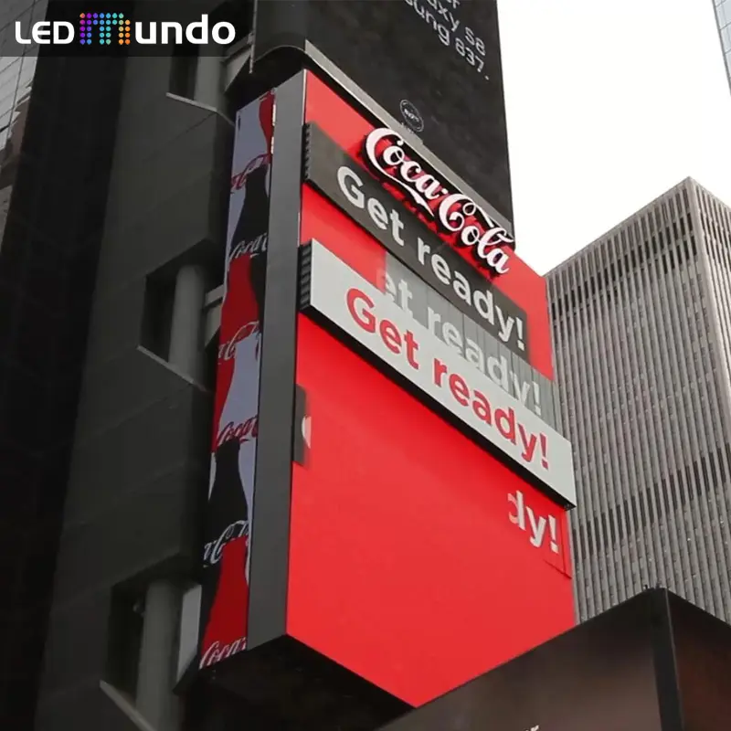 Iklan Baru Ide 3D Robot Tanda Drive Mekanis Bergerak Layar LED Outdoor LED Display Digital Billboard P10 P8 P6