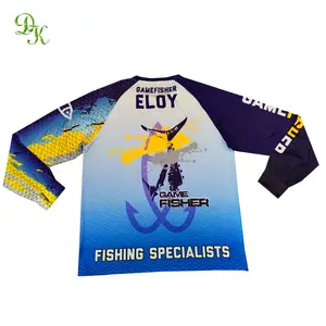 Wholesale Custom Design Sublimation Printer Fishing Shirt