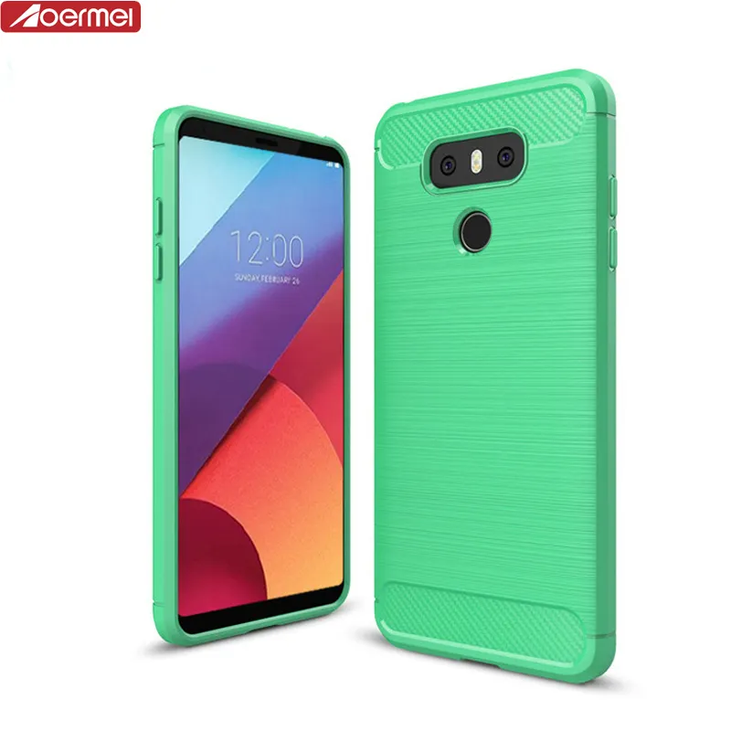 1.5 mét TPU carbon fiber trường hợp điện thoại di động back cover đối VỚI LG G6