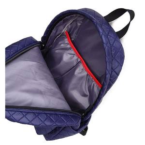 Aosheng <span class=keywords><strong>zaino</strong></span> trapuntato in cotone leggero di nylon leggero di lusso personalizzato da <span class=keywords><strong>donna</strong></span> con punto <span class=keywords><strong>blu</strong></span> - Product Image 5