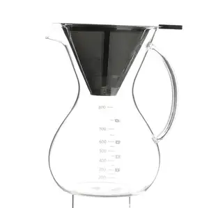 Coffee Gator Pour Over Brewer, Paperless Hand-Drip Coffee Maker, 27oz 