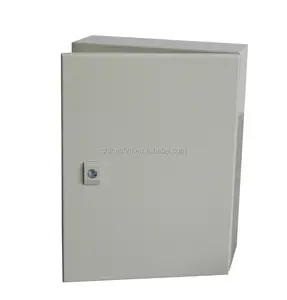 TIBOX equipo al aire libre de la carcasa RAL7032 o RAL7035 cerradura de metal caja de montaje en pared utilizado para la industria eléctrica