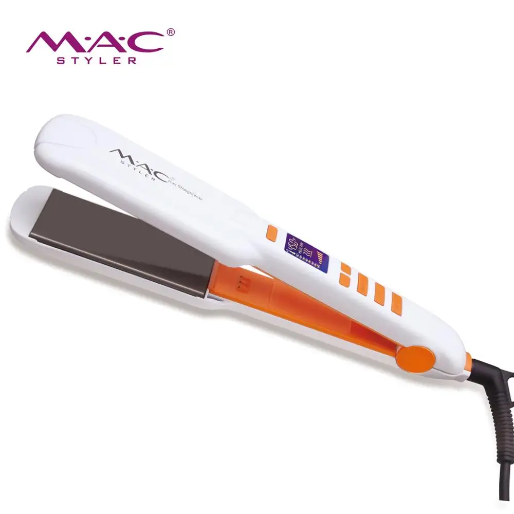 White MCH Fast High Quality Heater Laser Iron Hair Straightener May Young Mineral Hair Straightener