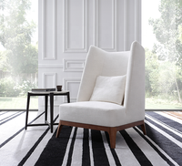 Wohnzimmer-Sofa Holz-Ecksofa-Set Möbeldesigns Stoff Skandinavisch Modern 3-Sitzer Massivholz-Sofa mit Liegefunktion