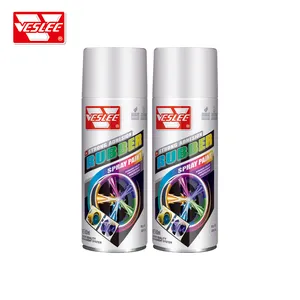 Spray de peinture en caoutchouc liquide pour l'entretien de la voiture Couleur disponible Spray de moyeu de roue amovible