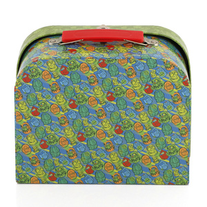 Tùy Chỉnh In Bé <span class=keywords><strong>Fancy</strong></span> Giấy Tông Mini Travel Vali Box Với Xử Lý - Product Image 3