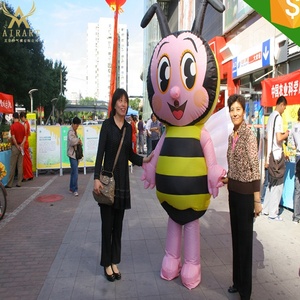 Costume de mascotte d'<span class=keywords><strong>abeille</strong></span> <span class=keywords><strong>gonflable</strong></span> de dessin animé adorable pour la décoration publicitaire - Product Image 5