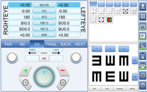 CV7600 çin oftalmik ekipmanlar otomatik dijital optik <span class=keywords><strong>phoropter</strong></span> ped ile - Product Image 2