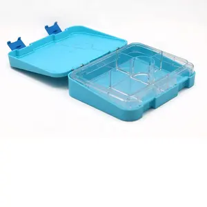 Wholesale ready to ship plastic bento box with removable pp board easy clean Estanqueidad bento school lunch box