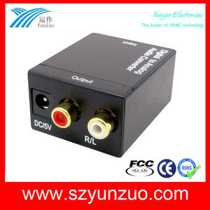 цифро-аналоговый аудио конвертер rca выход 1080p коаксиальный toslink - Product Image 1
