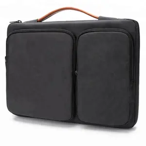 Bolsa unissex impermeável para laptop, sacos de material de nylon para laptop e computador