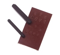 Ensemble de 36 poinçons lettres et chiffres en acier, tampons alphabétiques pour le métal, le cuir, le bois, la fabrication de bijoux, le bricolage et l'artisanat