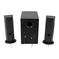 Système d'enceintes multimédias 2.1, enceinte design, système audio, système Sound King, enceinte home cinéma