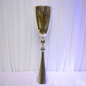 75CM Height French Gold Wedding Centerpiece Metal Flower <strong>Vase</strong> <strong>Stand</strong> - Product Image 3