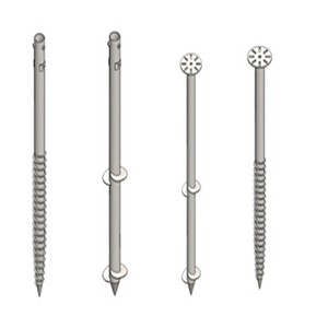 Vis de fixation au sol de type ancre de <span class=keywords><strong>poteau</strong></span> - Product Image 2