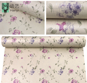 Papel Tapiz de Vinilo de PVC Ecológico con Hermosos Diseños de Flores, Papel Tapiz Islámico Simple - Product Image 3