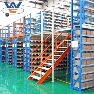 고효율 Q235B 강철 창고 중 <span class=keywords><strong>2</strong></span> 층 강철 사다리 난징 빅토리에서 멀티 플로어 플랫폼 랙 - Product Image 4