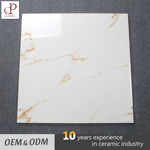 Azulejos de cerámica De Bajo Precio Mármol Blanco Brillante Esmaltado Baldosas Vitrificadas Kerala Diseño - Product Image 3