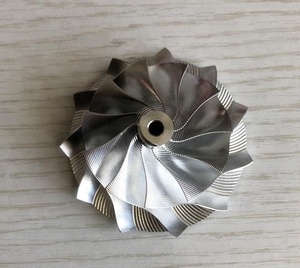 TD03 11+0 Pale 42.00/56.00mm Fresatura a Punta ad Alte Prestazioni Turbo Milling/Alluminio 2618/Ruota del Compressore in Billetta - Product Image 1