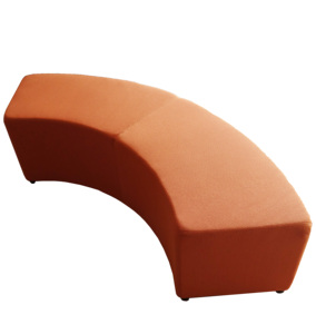 OT-03X#leather <strong>Large</strong> <strong>Pouffe</strong> Bed for Living Room - Product Image 5