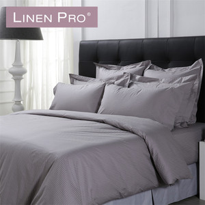 Hotel barato <span class=keywords><strong>funda</strong></span> de edredón conjunto de ropa de cama de hotel de 600 tc + hotel textil ropa de cama sábanas <span class=keywords><strong>funda</strong></span> nórdica gris - Product Image 4