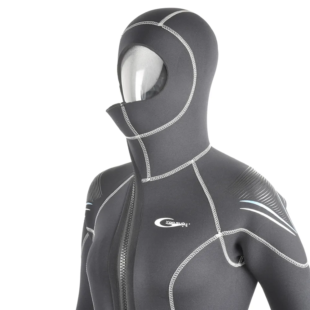 wholesale rubber women diving suit with neoprene fabric