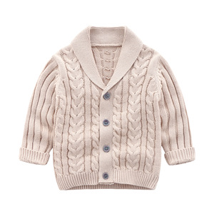 Vente en gros Printemps Automne <span class=keywords><strong>Pull</strong></span> col en V <span class=keywords><strong>Pull</strong></span> pour enfants Vêtements pour garçons Cardigan pour enfants - Product Image 3