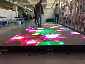 Pavimento LED Interattivo P3.91 a Colori Completi ad Alta Luminosità, Display LED per Giochi e Danza, Luminosità 5000cd, Prezzo di Fabbrica - Product Image 4