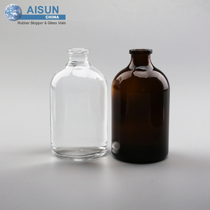 100 ml ढाला दवा कांच की शीशी कांच की बोतल - Product Image 2