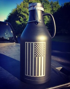 Growler-bière double paroi anti-fuite, en acier inoxydable, <span class=keywords><strong>2l</strong></span>, personnalisée, nouvelle tendance - Product Image 2