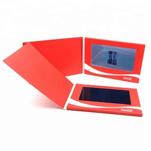 Hoge Kwaliteit 7 Inch Scherm Lcd Video Reclame Brochure Digitale Gift Card Voor Zakelijke Uitnodiging Instructie Boek