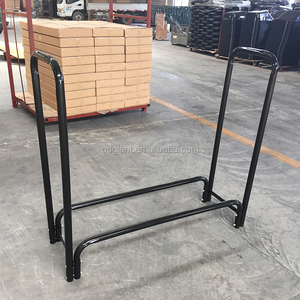 4ft and 8ft Heavy Duty Indoor Outdoor Firewood Storage <strong>Log</strong> <strong>Rack</strong> with Cover - Product Image 4