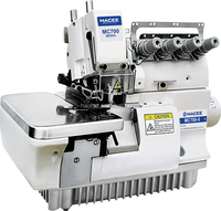 Tête de machine à coudre surjeteuse à grande vitesse MC 700-5 uniquement