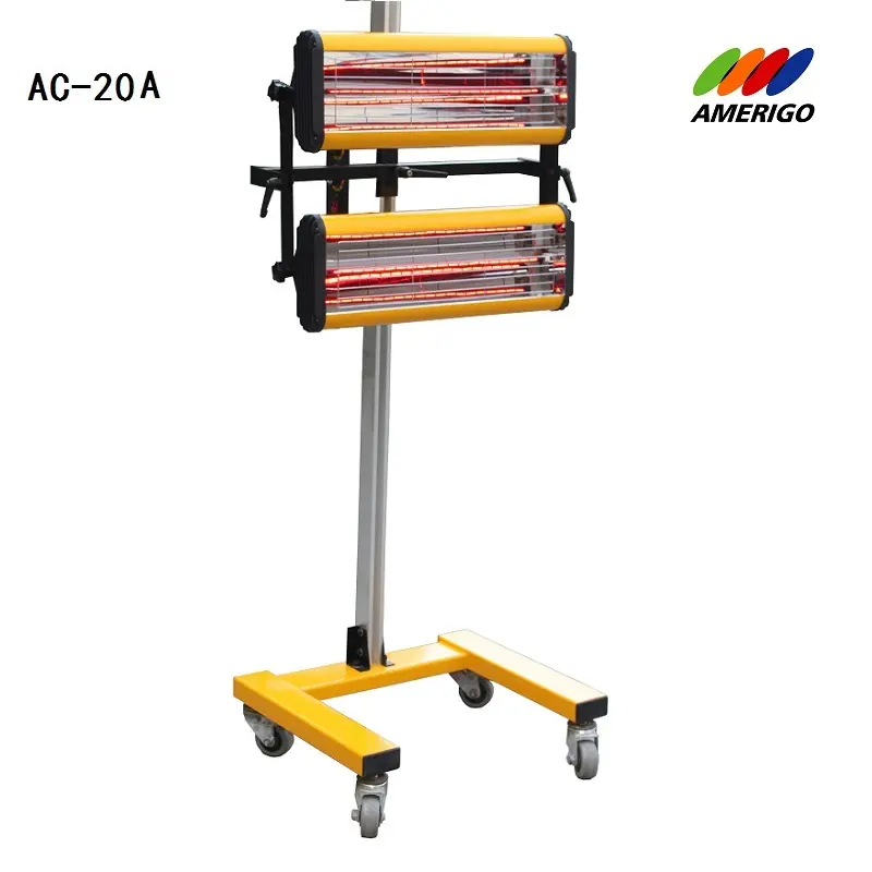 Amerigo AC-20A Ondas Curtas de Infravermelho da Lâmpada de Cura de Calor Para Secagem de Pintura