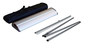 Cuộn lên biểu ngữ nhôm có thể thu vào Pop Up biểu ngữ hiển thị quảng cáo đứng rollup rộng cơ sở biểu ngữ đứng - Product Image 4