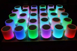 Bán Nóng Quà Tặng Và Khuyến Mãi Cảm Biến Cảm Ứng Thông Minh Đèn Led Loa BT - Product Image 5